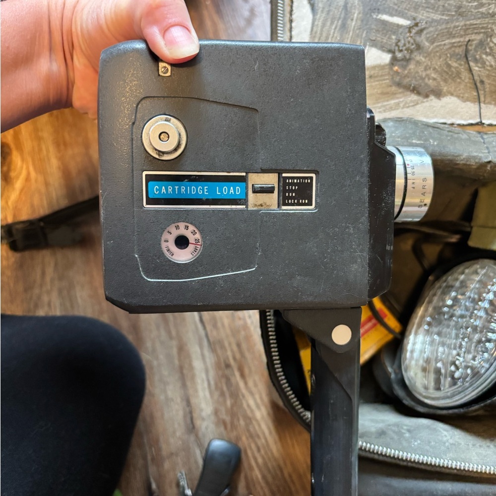 Vintage Black Cartridge Load Camera